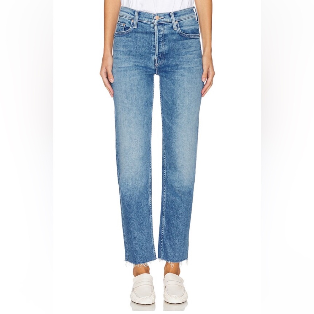 MOTHER Jeans Tomcat Ankle Fray